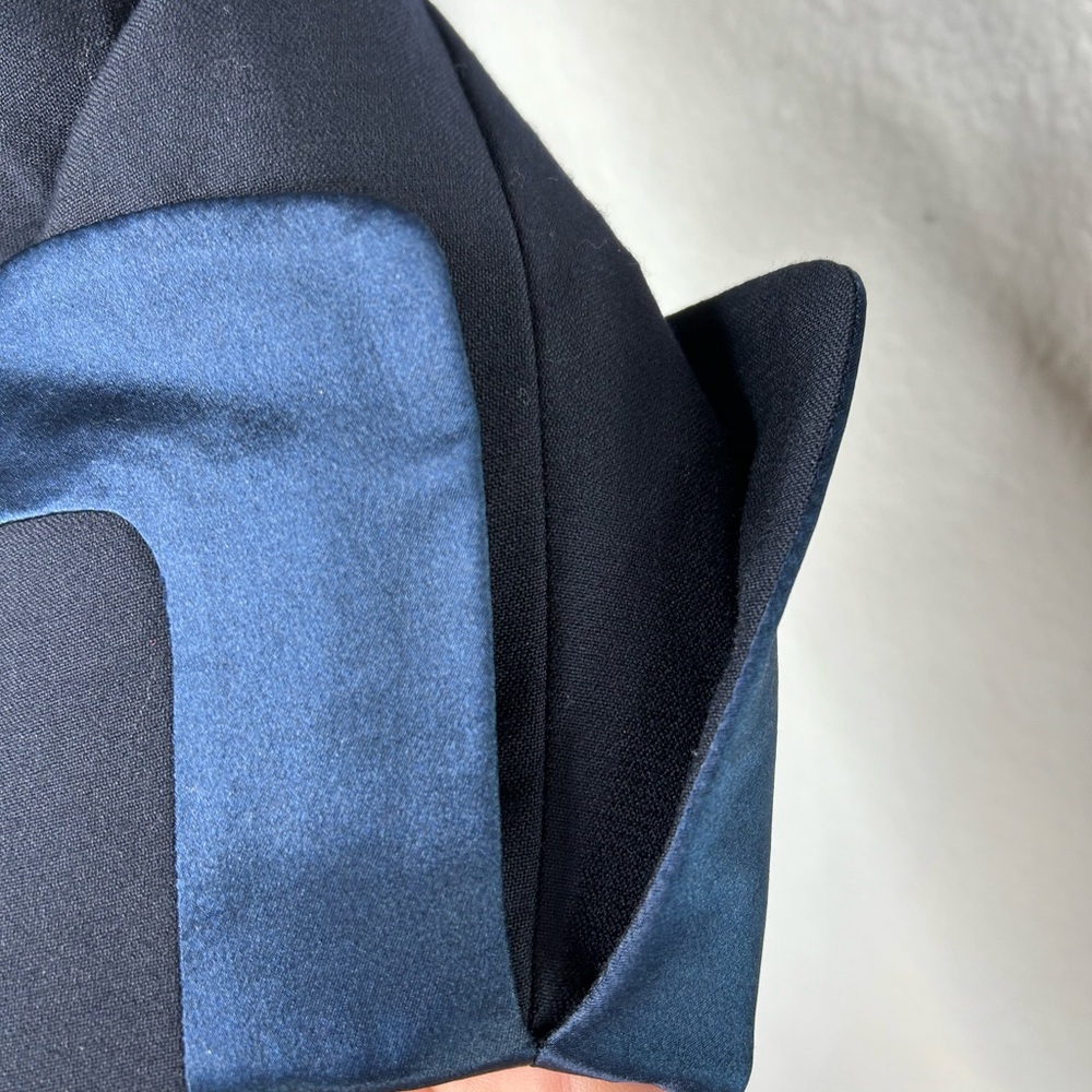 Vintage 90’s Richard Tyler wool satin jacket - Picture 4 of 10